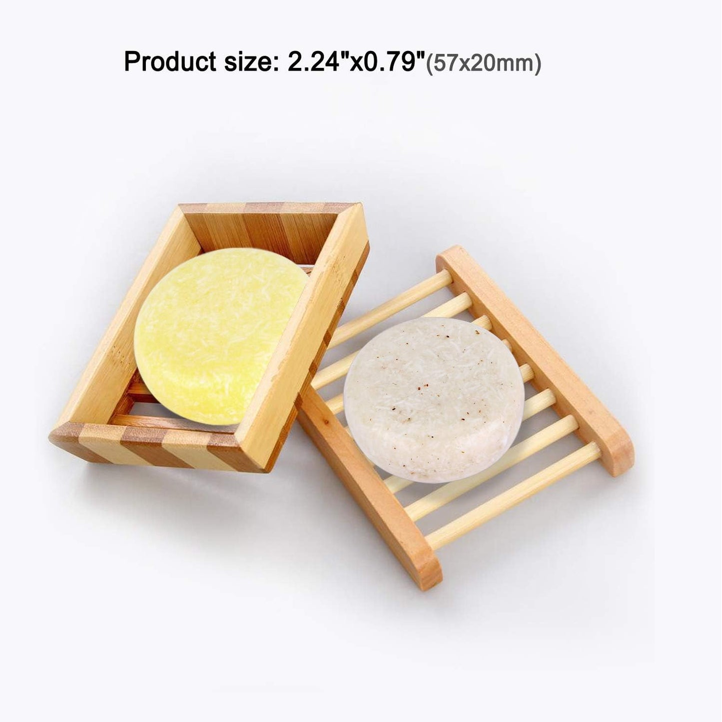 2PCS Hair Shampoo Bar, Jabón Para El Cabello (Rosemary + Limón) Varias Fragancias Plant Essence Shampoo Para Cabello Seco Y Dañado - 3.88 Oz