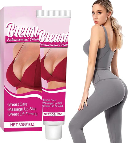 Crema Reafirmante De Senos, Crema Para El Aumento De Senos Para Mujeres, Crema Corporal Para El Busto Grande, Crema Reafirmante De Crecimiento Rápido, Levanta Los Senos, Hazlos Firmes, 60G