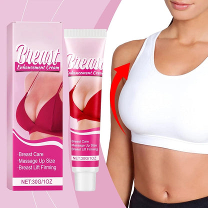 Crema Reafirmante De Senos, Crema Para El Aumento De Senos Para Mujeres, Crema Corporal Para El Busto Grande, Crema Reafirmante De Crecimiento Rápido, Levanta Los Senos, Hazlos Firmes, 60G