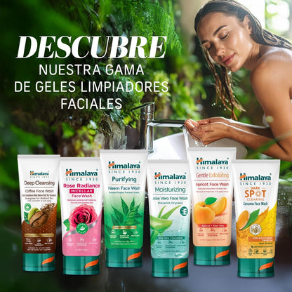 Himalaya Gentle Exfoliating Daily Face Wash with Herbal Actives Apricot, Neem, and Lemon | Cleanses Skin Effectively, Moisturizes, Exfoliates Gently, Suitable for All Skin Types -150Ml